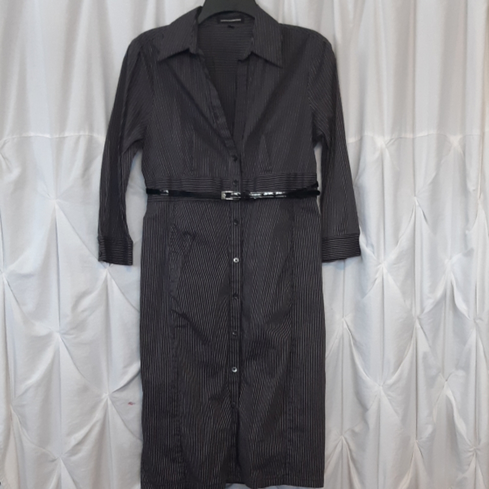 Express fitted shirt dress